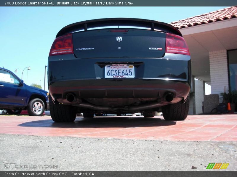 Brilliant Black Crystal Pearl / Dark Slate Gray 2008 Dodge Charger SRT-8