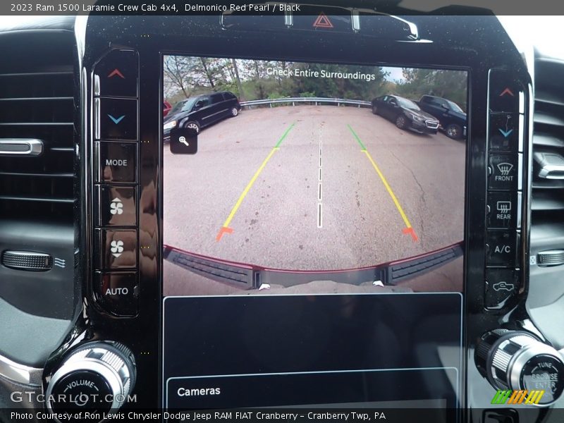 Delmonico Red Pearl / Black 2023 Ram 1500 Laramie Crew Cab 4x4