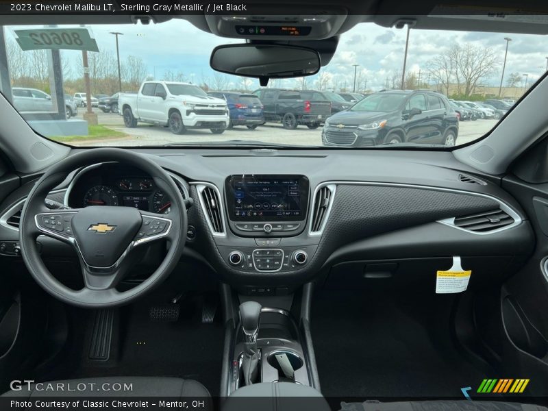 Sterling Gray Metallic / Jet Black 2023 Chevrolet Malibu LT