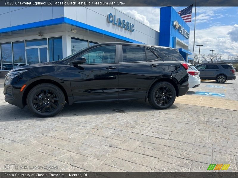 Mosaic Black Metallic / Medium Ash Gray 2023 Chevrolet Equinox LS