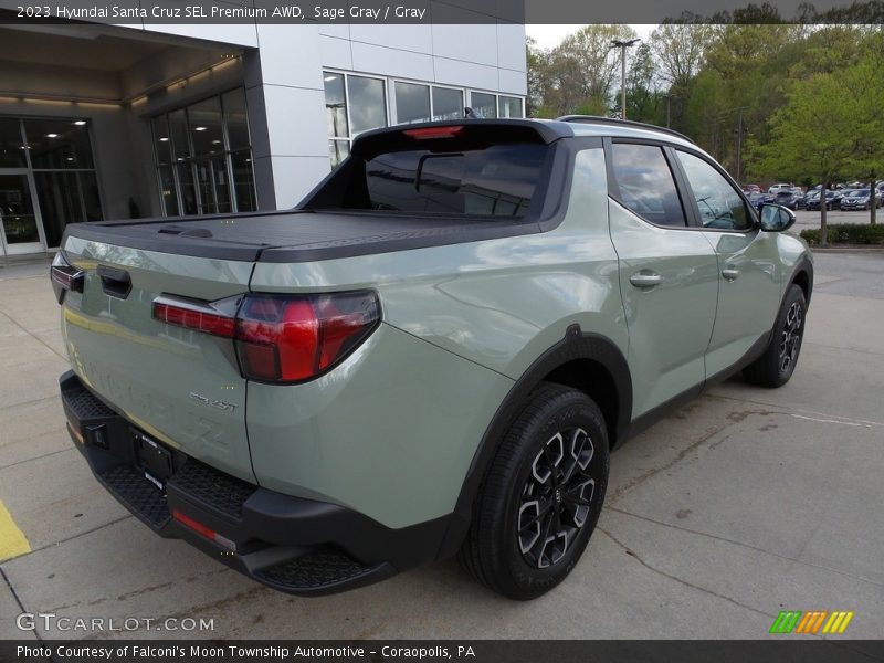 Sage Gray / Gray 2023 Hyundai Santa Cruz SEL Premium AWD