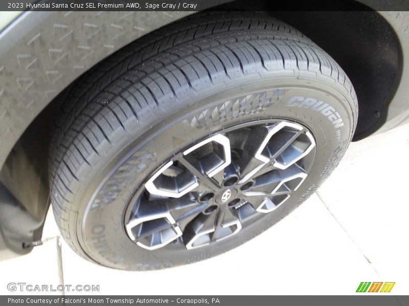 Sage Gray / Gray 2023 Hyundai Santa Cruz SEL Premium AWD