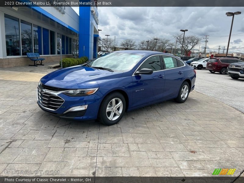 Riverside Blue Metallic / Jet Black 2023 Chevrolet Malibu LS