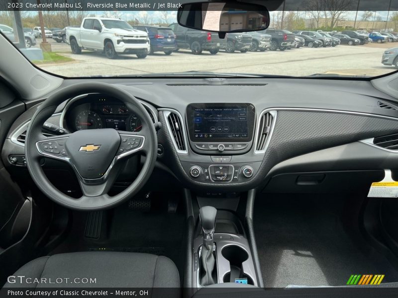Riverside Blue Metallic / Jet Black 2023 Chevrolet Malibu LS