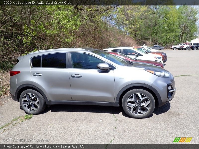 Steel Gray / Gray 2020 Kia Sportage EX AWD