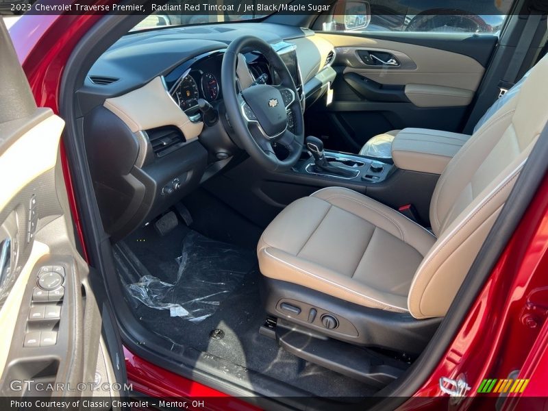 Radiant Red Tintcoat / Jet Black/Maple Sugar 2023 Chevrolet Traverse Premier