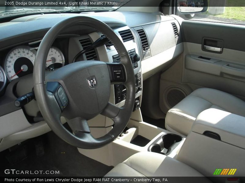 Light Khaki Metallic / Khaki 2005 Dodge Durango Limited 4x4