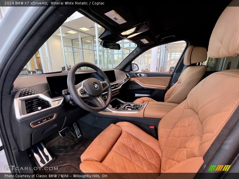  2024 X7 xDrive40i Cognac Interior