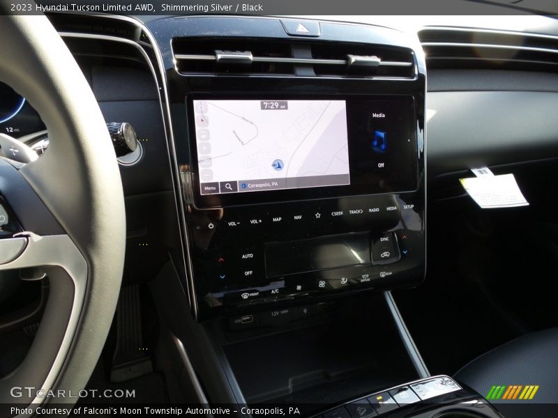 Shimmering Silver / Black 2023 Hyundai Tucson Limited AWD