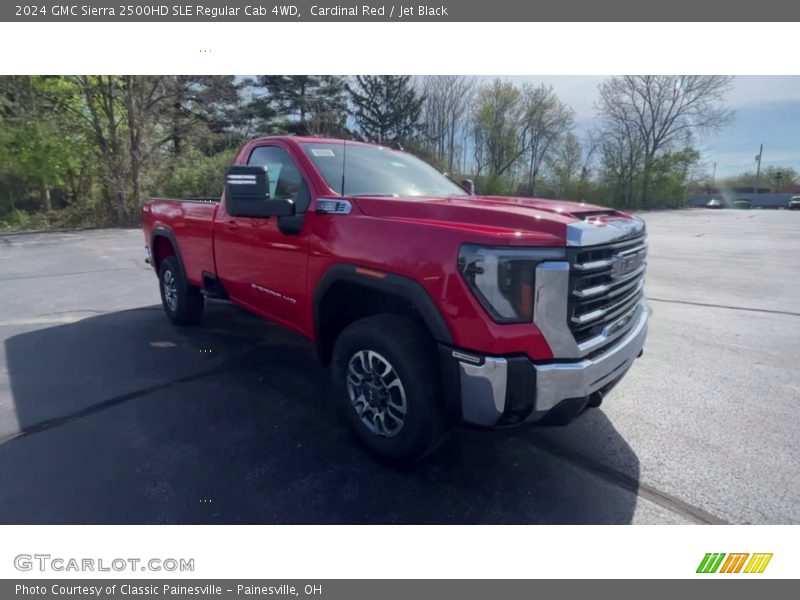 Cardinal Red / Jet Black 2024 GMC Sierra 2500HD SLE Regular Cab 4WD