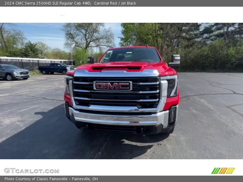 Cardinal Red / Jet Black 2024 GMC Sierra 2500HD SLE Regular Cab 4WD