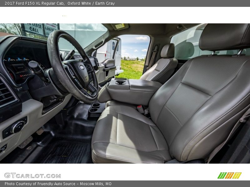Oxford White / Earth Gray 2017 Ford F150 XL Regular Cab