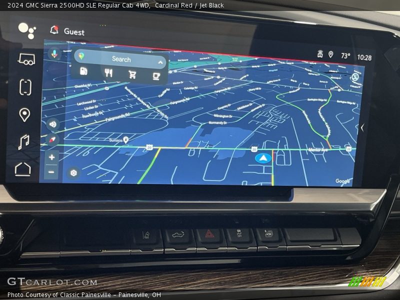 Navigation of 2024 Sierra 2500HD SLE Regular Cab 4WD
