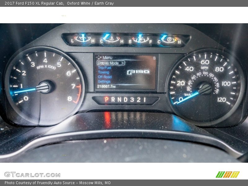 Oxford White / Earth Gray 2017 Ford F150 XL Regular Cab