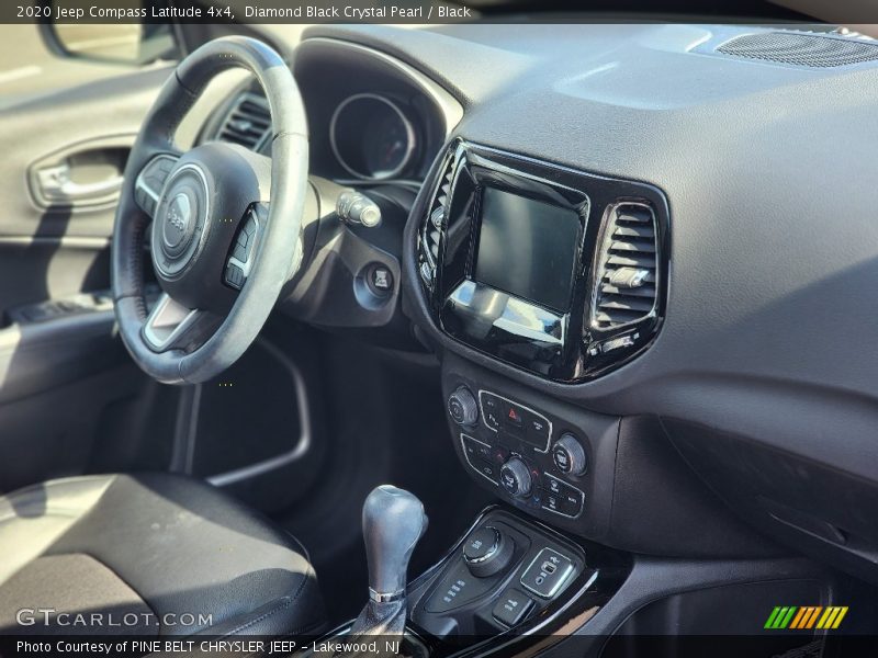 Diamond Black Crystal Pearl / Black 2020 Jeep Compass Latitude 4x4