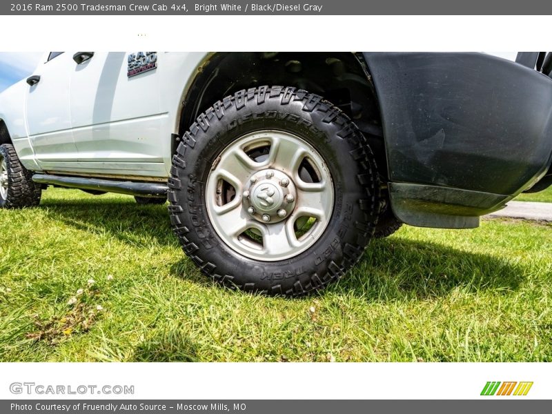Bright White / Black/Diesel Gray 2016 Ram 2500 Tradesman Crew Cab 4x4