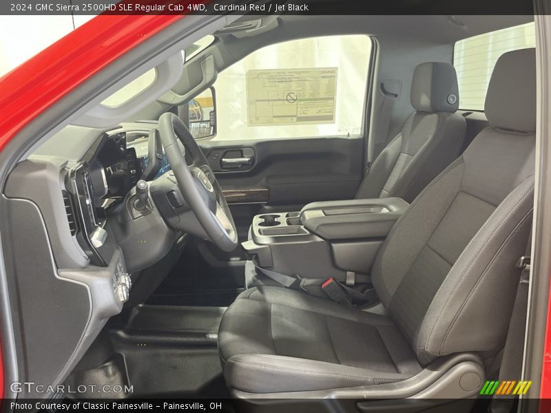  2024 Sierra 2500HD SLE Regular Cab 4WD Jet Black Interior