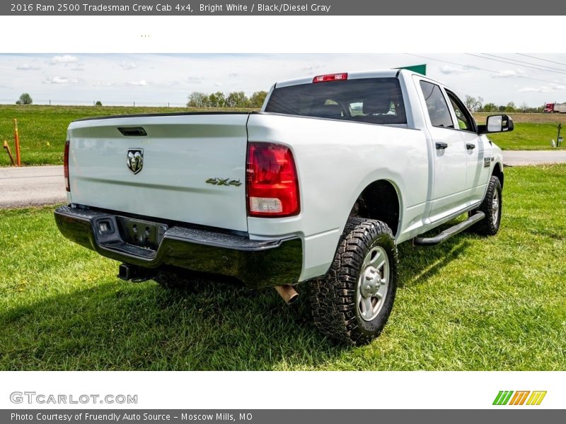 Bright White / Black/Diesel Gray 2016 Ram 2500 Tradesman Crew Cab 4x4