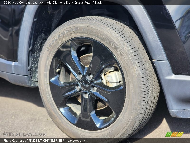 Diamond Black Crystal Pearl / Black 2020 Jeep Compass Latitude 4x4