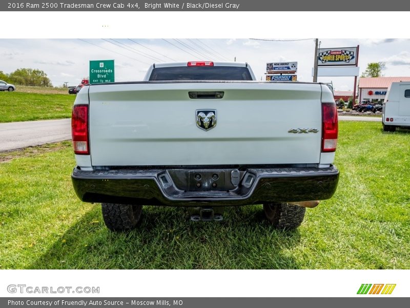 Bright White / Black/Diesel Gray 2016 Ram 2500 Tradesman Crew Cab 4x4