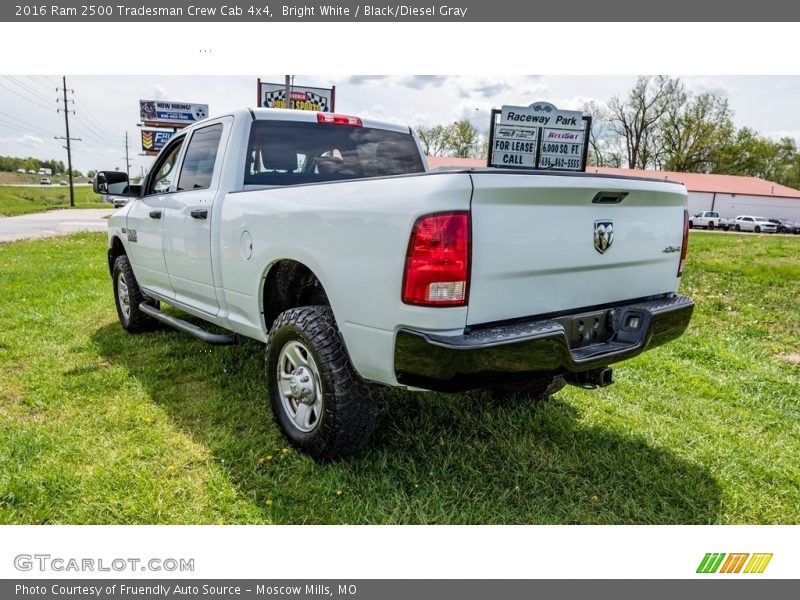 Bright White / Black/Diesel Gray 2016 Ram 2500 Tradesman Crew Cab 4x4