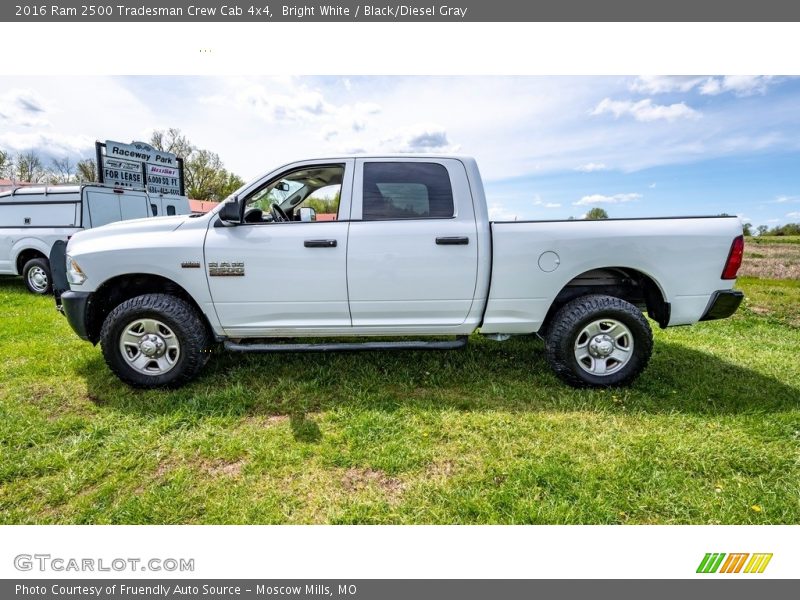 Bright White / Black/Diesel Gray 2016 Ram 2500 Tradesman Crew Cab 4x4