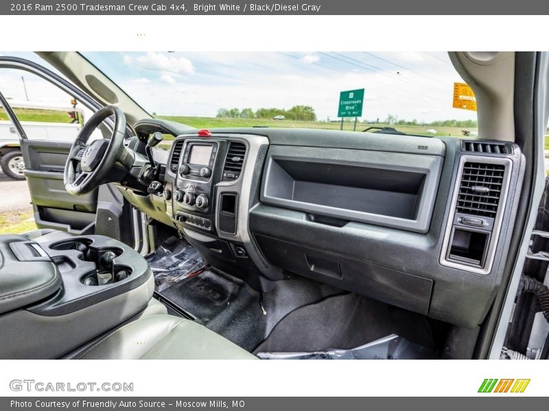 Bright White / Black/Diesel Gray 2016 Ram 2500 Tradesman Crew Cab 4x4