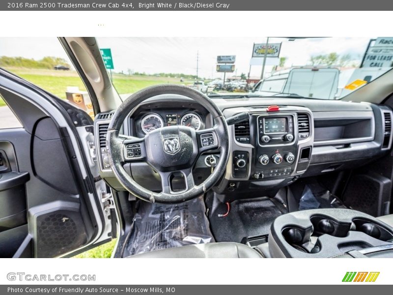 Bright White / Black/Diesel Gray 2016 Ram 2500 Tradesman Crew Cab 4x4