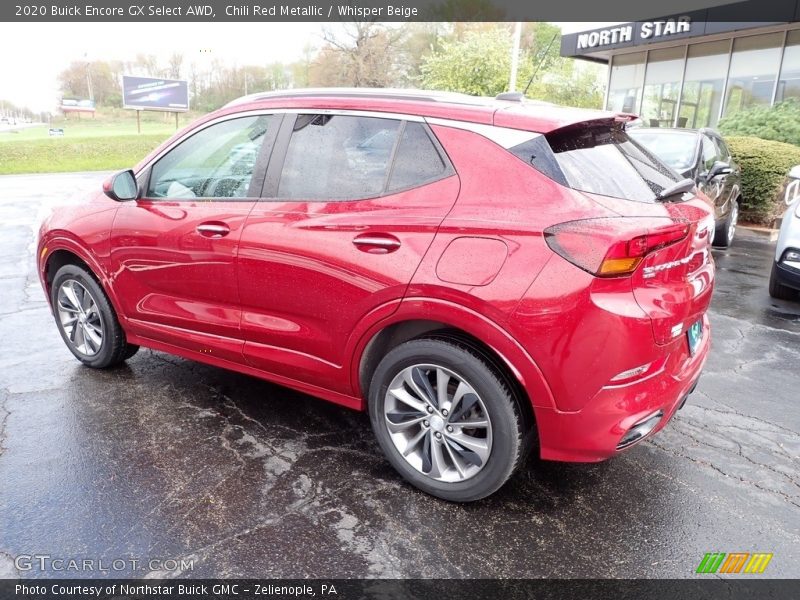 Chili Red Metallic / Whisper Beige 2020 Buick Encore GX Select AWD