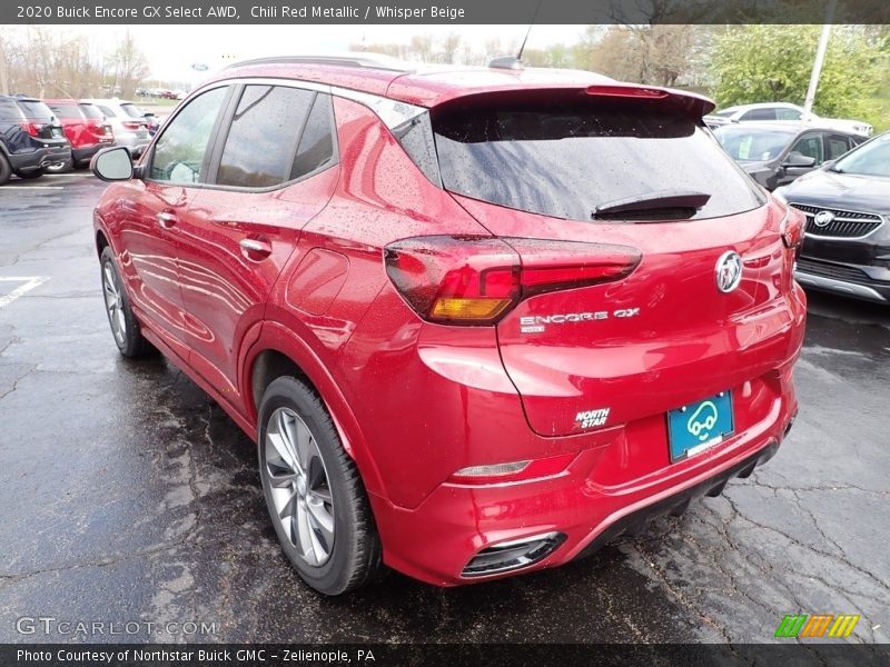 Chili Red Metallic / Whisper Beige 2020 Buick Encore GX Select AWD