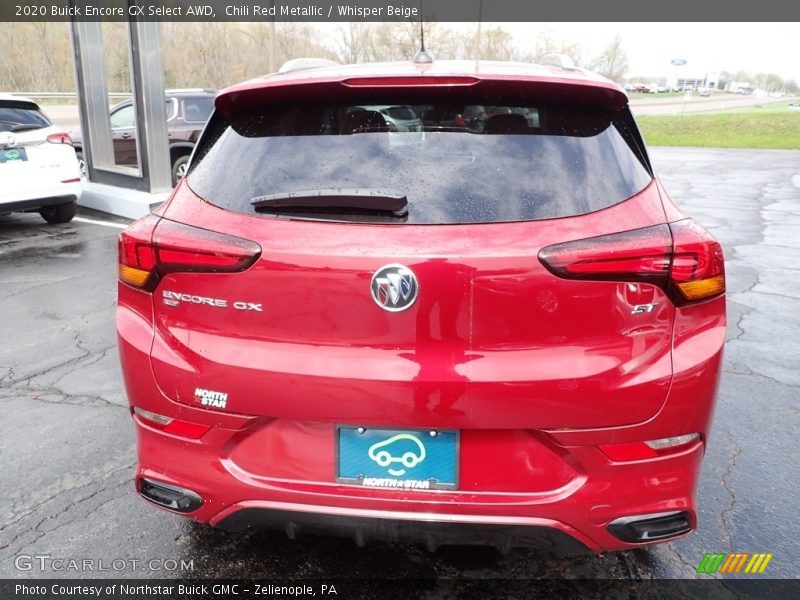 Chili Red Metallic / Whisper Beige 2020 Buick Encore GX Select AWD