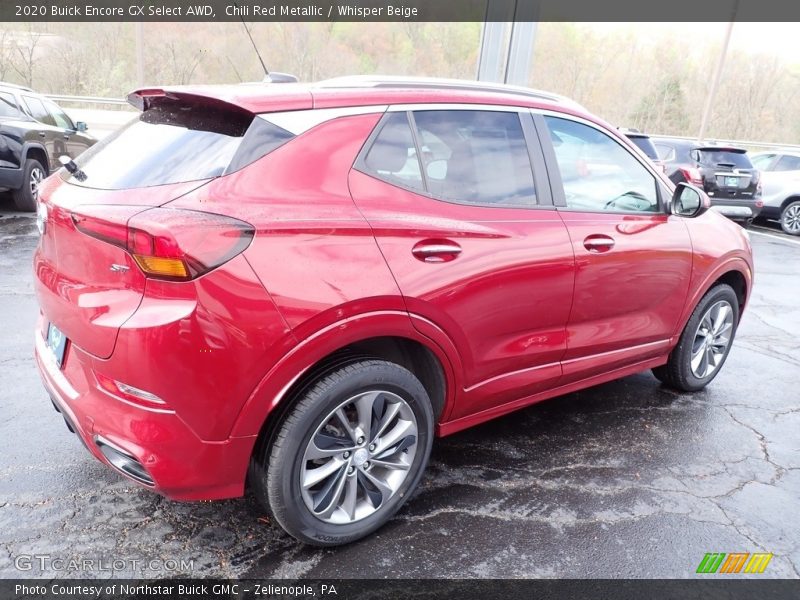 Chili Red Metallic / Whisper Beige 2020 Buick Encore GX Select AWD