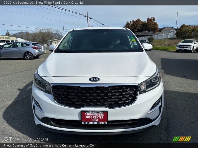 Snow White Pearl / Dark Graphite 2019 Kia Sedona LX