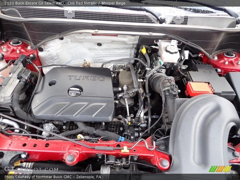  2020 Encore GX Select AWD Engine - 1.3 Liter Turbocharged DOHC 12-Valve VVT 3 Cylinder