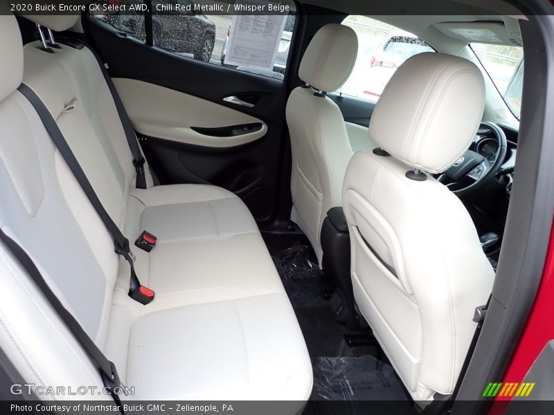 Rear Seat of 2020 Encore GX Select AWD