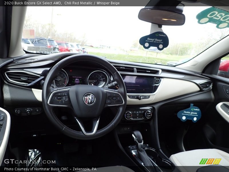 Dashboard of 2020 Encore GX Select AWD