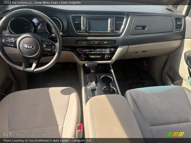 Snow White Pearl / Dark Graphite 2019 Kia Sedona LX