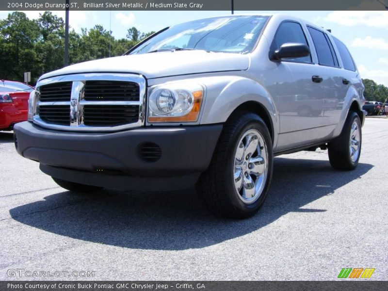 Brilliant Silver Metallic / Medium Slate Gray 2004 Dodge Durango ST