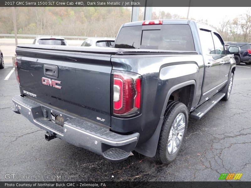 Dark Slate Metallic / Jet Black 2017 GMC Sierra 1500 SLT Crew Cab 4WD