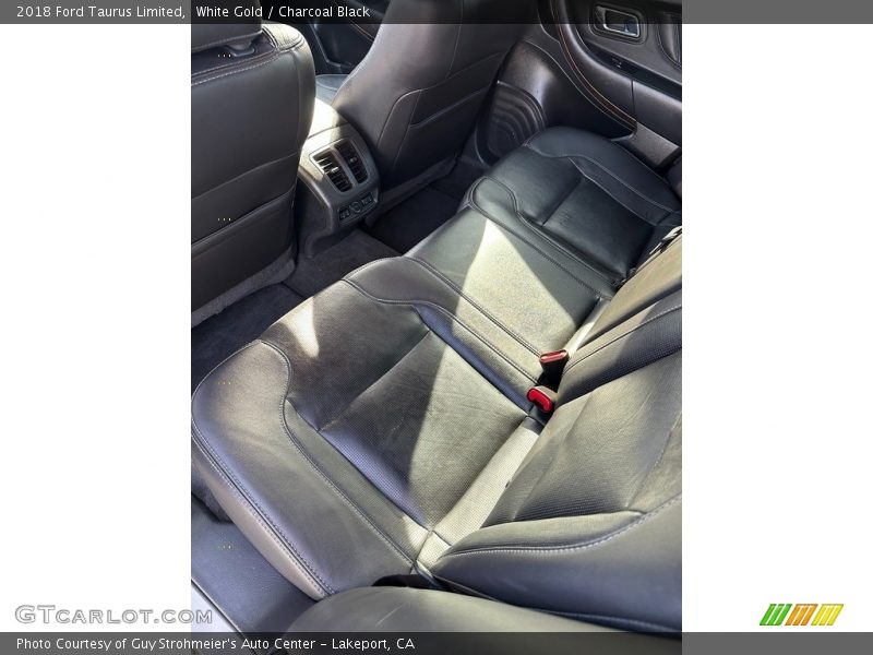 White Gold / Charcoal Black 2018 Ford Taurus Limited