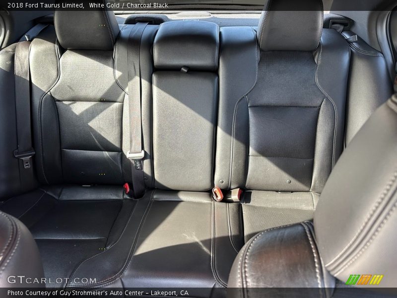 White Gold / Charcoal Black 2018 Ford Taurus Limited