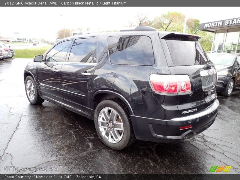 Carbon Black Metallic / Light Titanium 2012 GMC Acadia Denali AWD