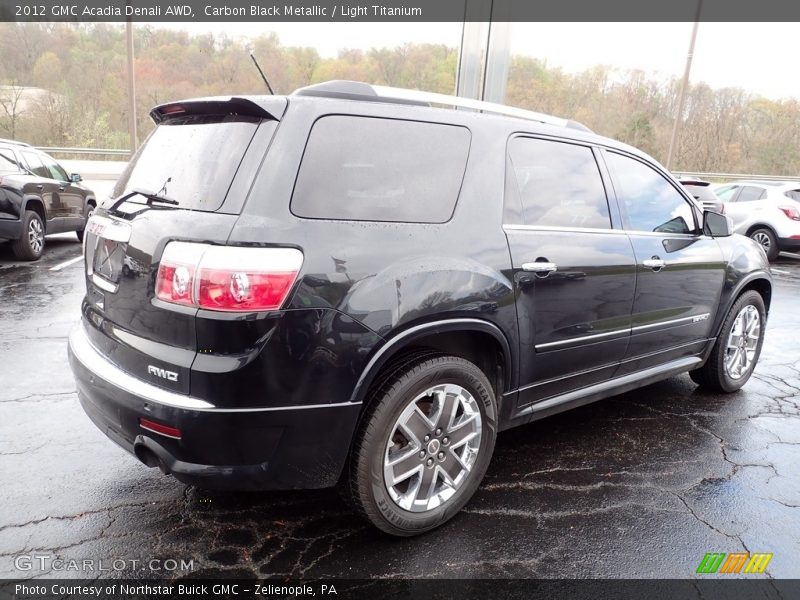 Carbon Black Metallic / Light Titanium 2012 GMC Acadia Denali AWD