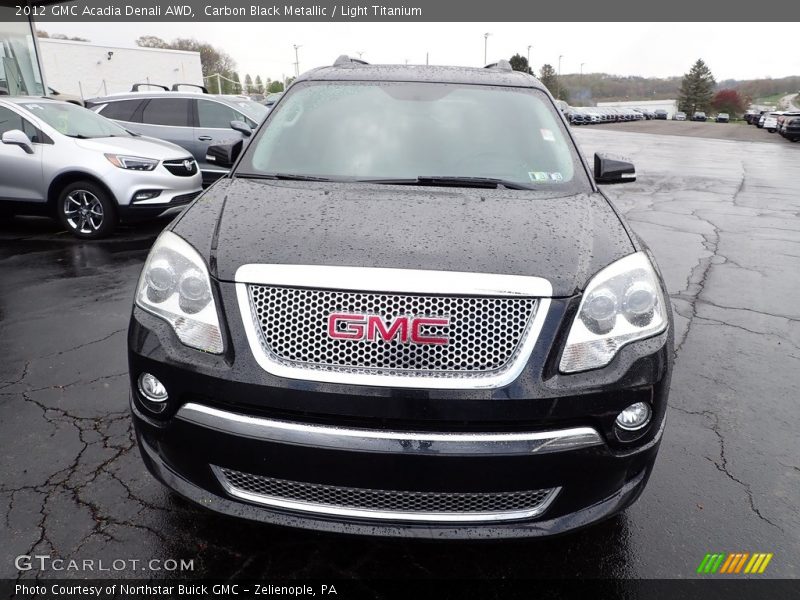 Carbon Black Metallic / Light Titanium 2012 GMC Acadia Denali AWD