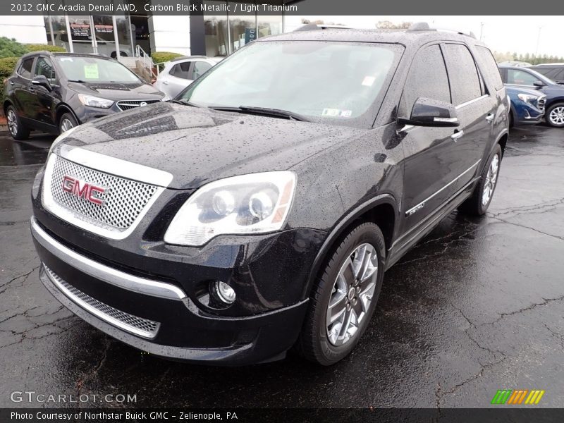 Carbon Black Metallic / Light Titanium 2012 GMC Acadia Denali AWD
