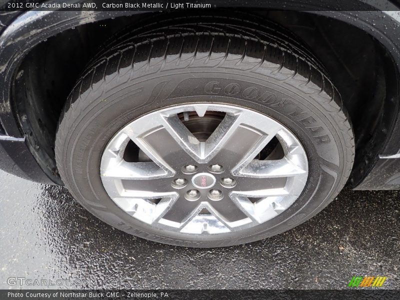 Carbon Black Metallic / Light Titanium 2012 GMC Acadia Denali AWD