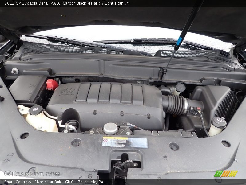 Carbon Black Metallic / Light Titanium 2012 GMC Acadia Denali AWD