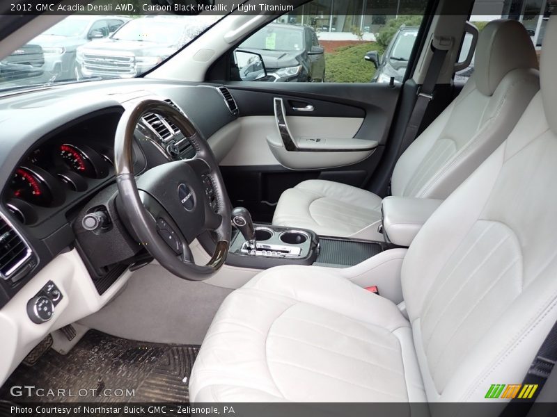 Carbon Black Metallic / Light Titanium 2012 GMC Acadia Denali AWD
