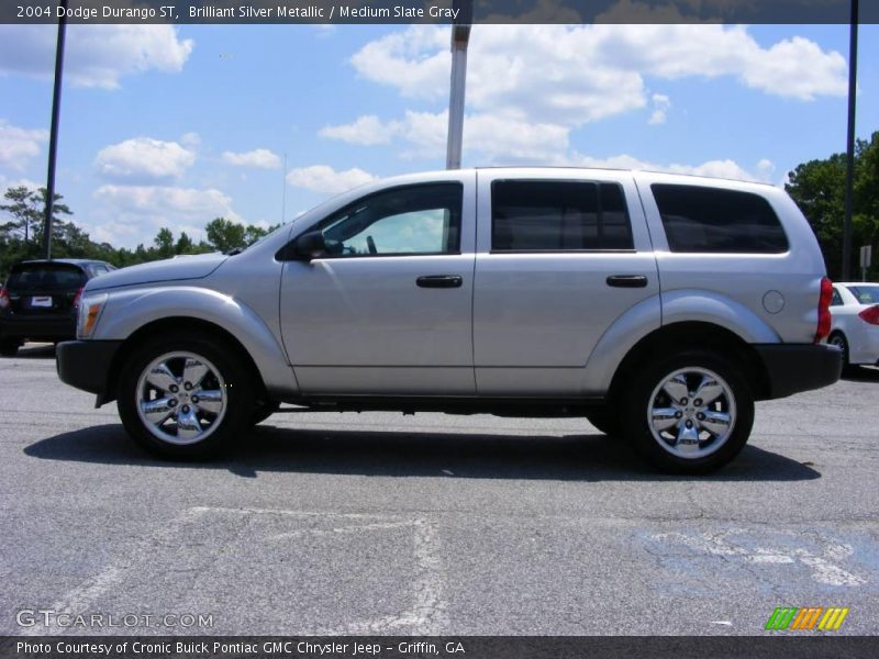 Brilliant Silver Metallic / Medium Slate Gray 2004 Dodge Durango ST