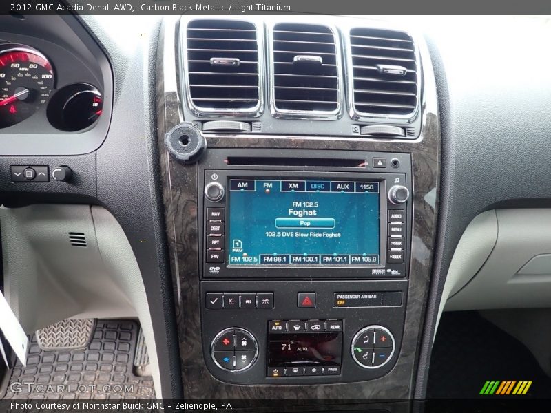 Carbon Black Metallic / Light Titanium 2012 GMC Acadia Denali AWD